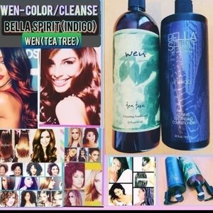 WEN *2 QTY TEA TREE $58/ Bella INDIGO $90/ both Sz 32fl 946ML -(SALE)